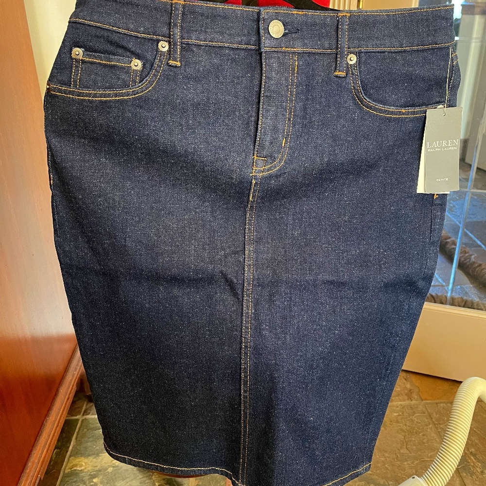 RALPH LAUREN DENIM SKIRT
